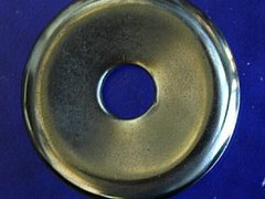 Pandantiv disc piatra semipretioasa Hematit, 3 cm